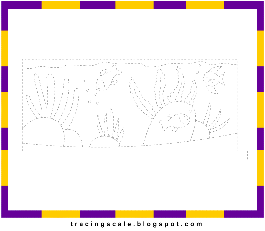 1085x946 free tracing worksheet printable aquarium tracing