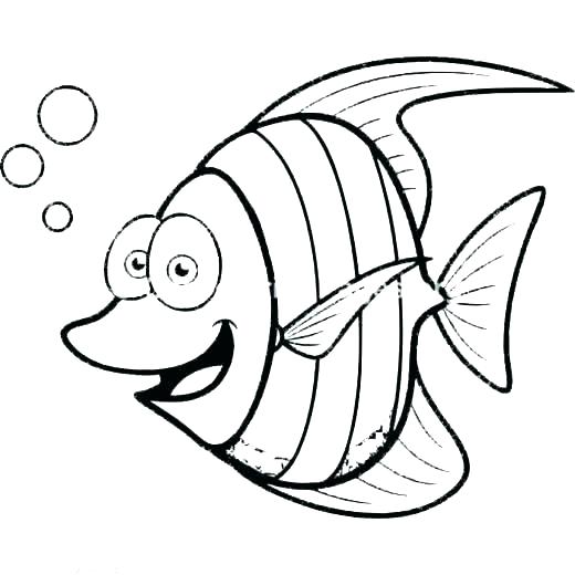 520x520 Coloring Pages For Fish Coloring Pages Fish Tank