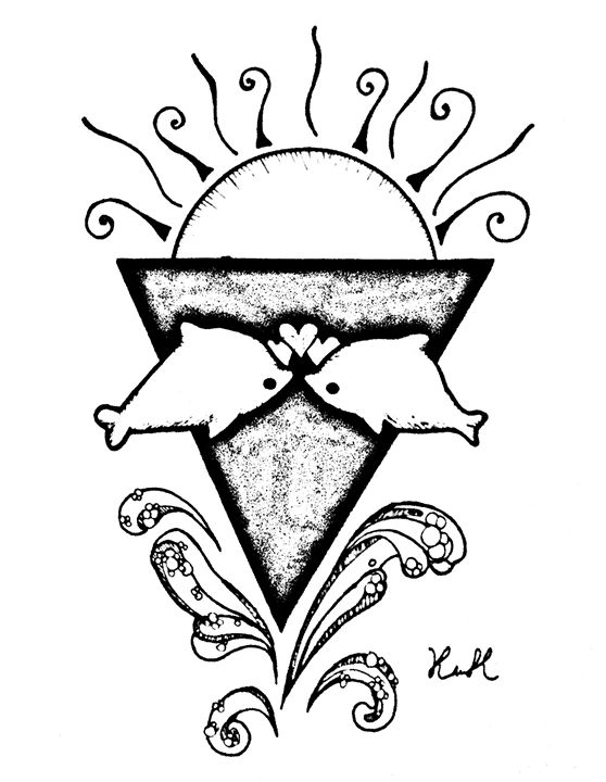 558x720 Dolphin Love