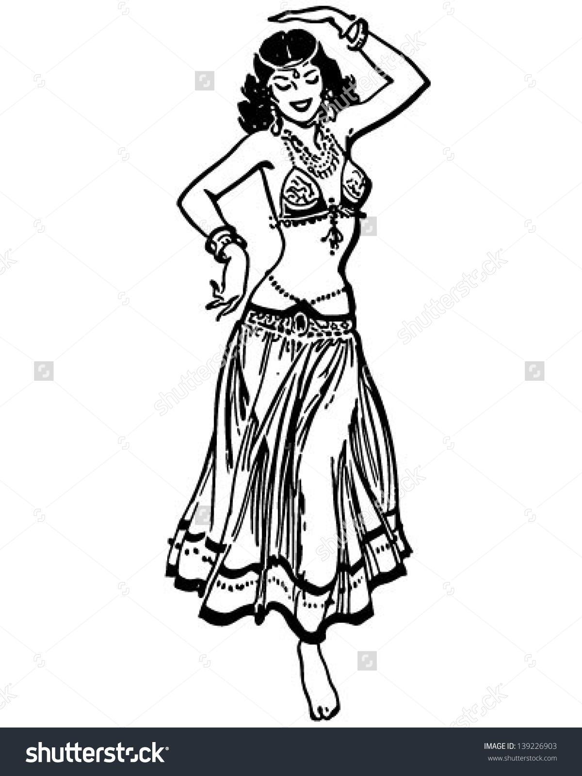 1200x1600 Arabic Dance Clipart