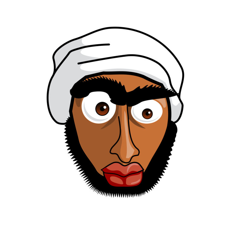 750x750 Islam Cartoon Drawing Arabs Arabic Language Cc0
