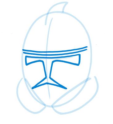 367x404 Drawing An Arc Trooper Helmet