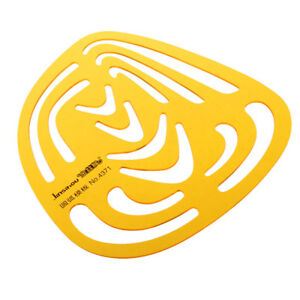 300x300 plastic irregular arc drawing template ruler stencil for architect