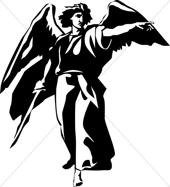 557x612 Archangel Clipart Angel Clipart