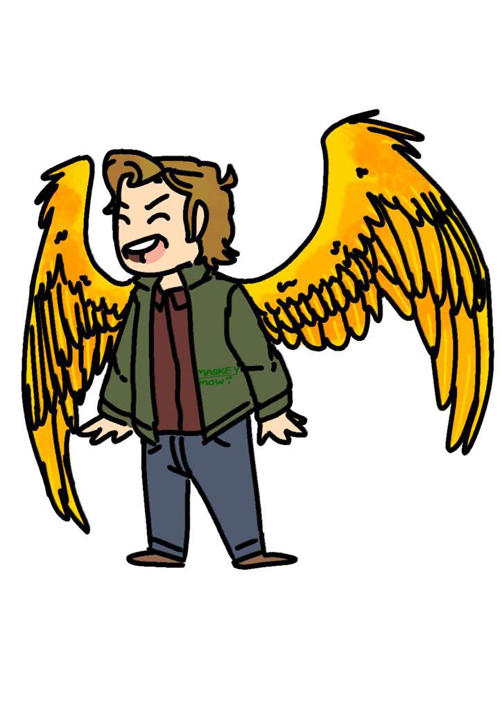 724x1024 Heres Gabriel The Archangel! Did This As A Fun Doodle Its Not