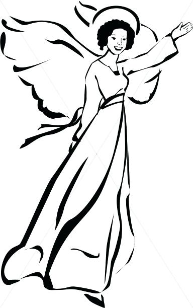 384x612 How To Draw Angel Gabriel