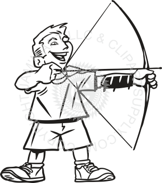 319x361 Collection Of Free Archer Drawing Black And White Download On Ui Ex