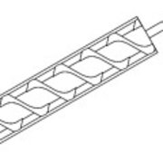 180x180 Archimedes Screw Line Drawing Digital Art