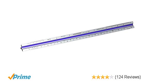 600x315 Aluminum Triangular Architect Scale, Home Improvement