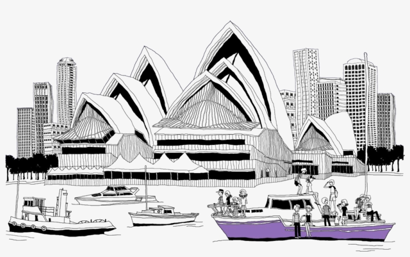 820x514 sydney opera house city of sydney architecture drawing