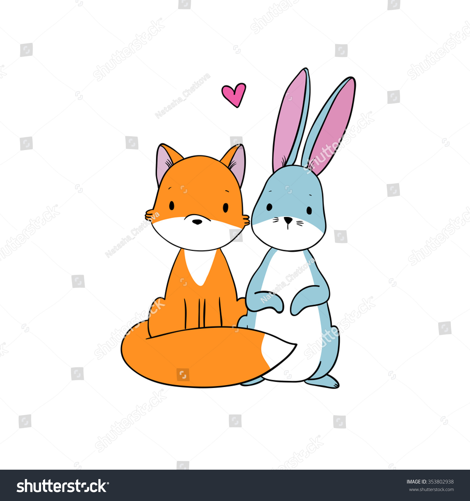 1500x1600 Cartoon Fox Drawing Cute Arctic Sly Carmi Chaelinn