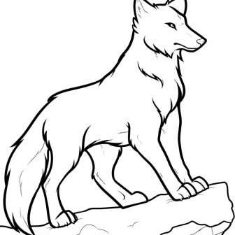 Arctic Wolf Drawing | Free download on ClipArtMag