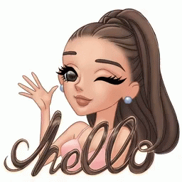 256x256 Arimoji Ariana Grande Gif