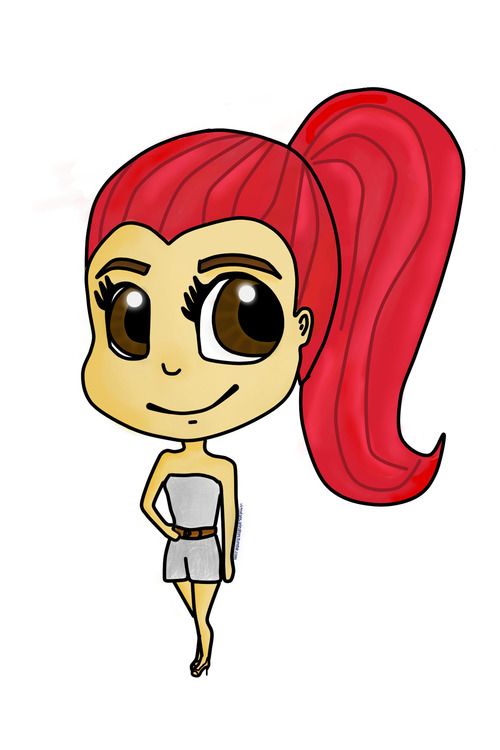 500x750 Ariana Grande In Cartoon On Fun Draw It's Ari,i Draw She