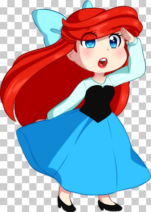 310x434 ariel drawing chibi the walt disney company disney princess, chibi