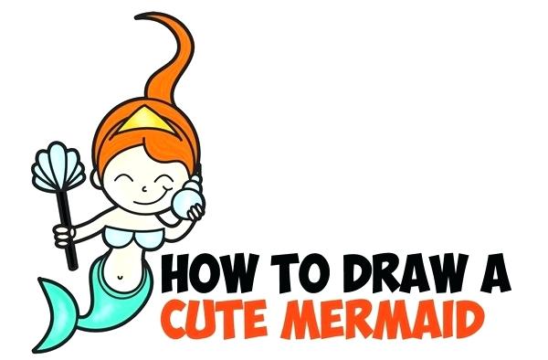 600x394 How Draw A Mermaid
