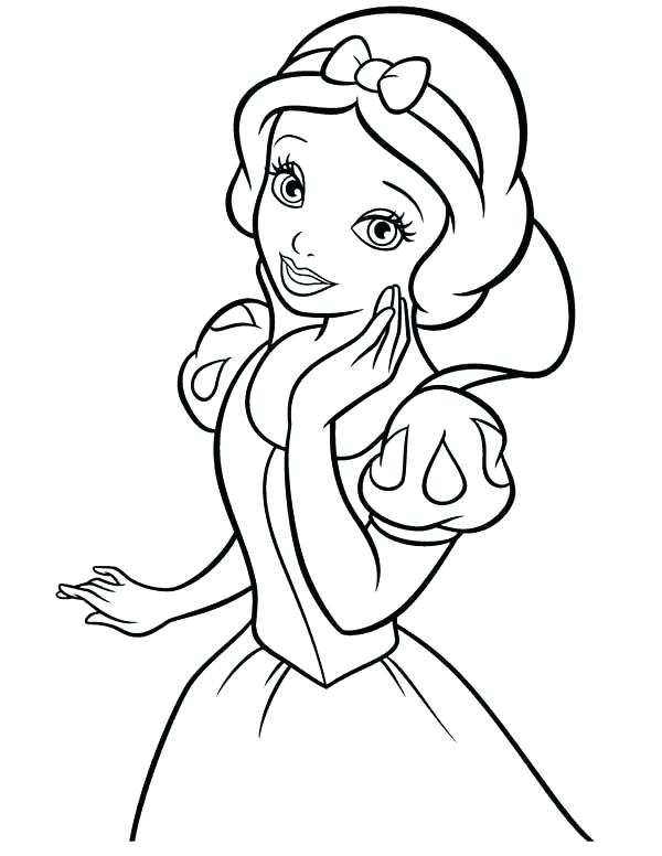 600x776 Disney Princess Coloring Pages Princess Coloring Pages Free