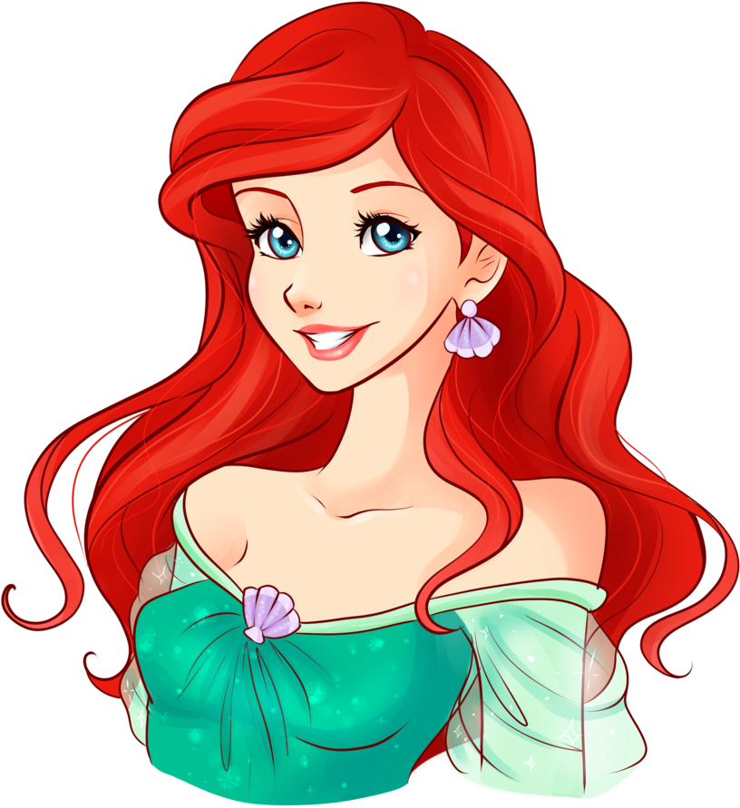816x891 Download Ariel Clipart Princess Drawing