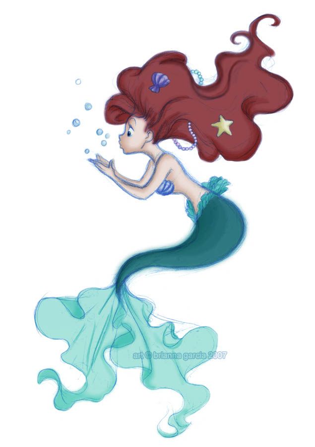 635x900 Little Mermaid Art Disney Disney, Mermaid Drawings, Disney