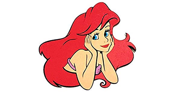 600x350 ariel paper die cut the little mermaid die cut