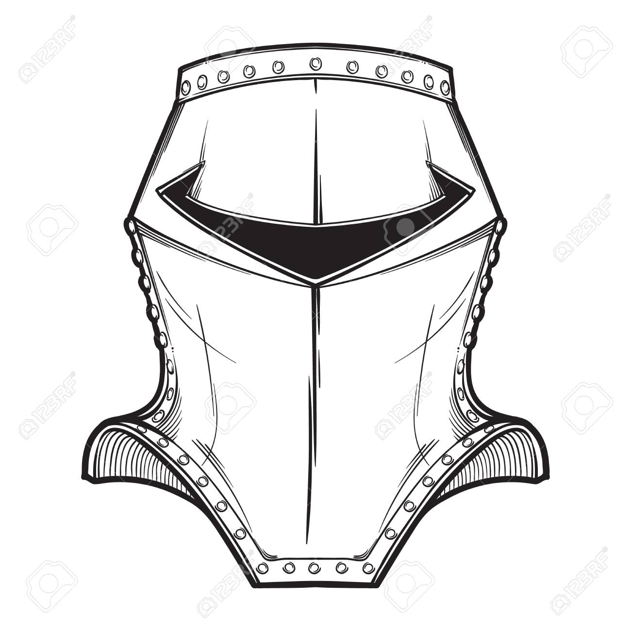 1300x1300 Huge Collection Of 'knights Helmet Drawing' Download More Than