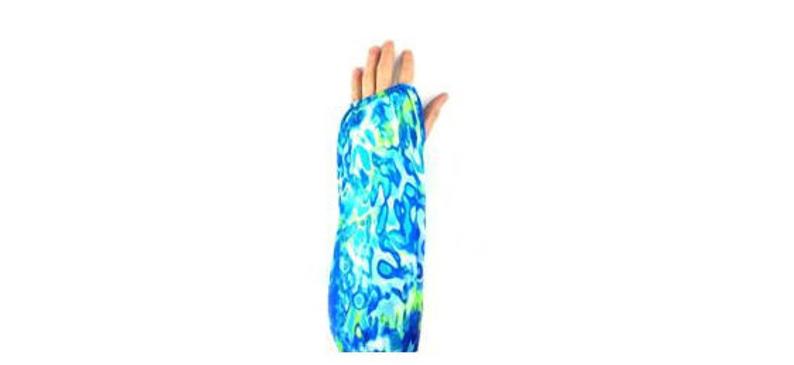 794x365 Fashionable Arm Cast Cover In Blue Tranquility For Short Arm Etsy