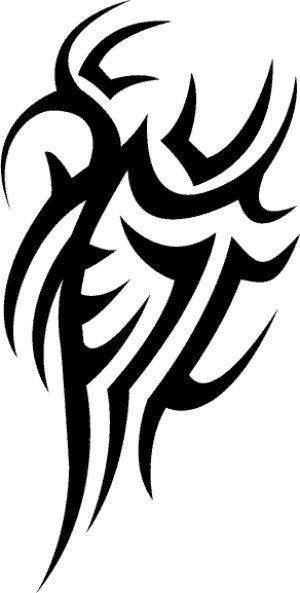 300x593 Arm Tribal Stencils Gallery Of Free Tribal Upper Arm Tattoo Flash