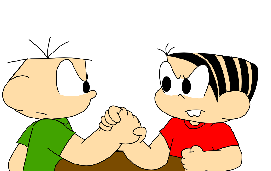 1125x710 Monica And Jimmy Five Doing A Arm Wrestling