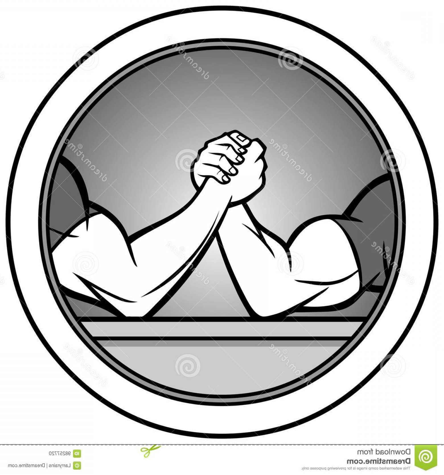 Arm Wrestling Drawing Free download on ClipArtMag