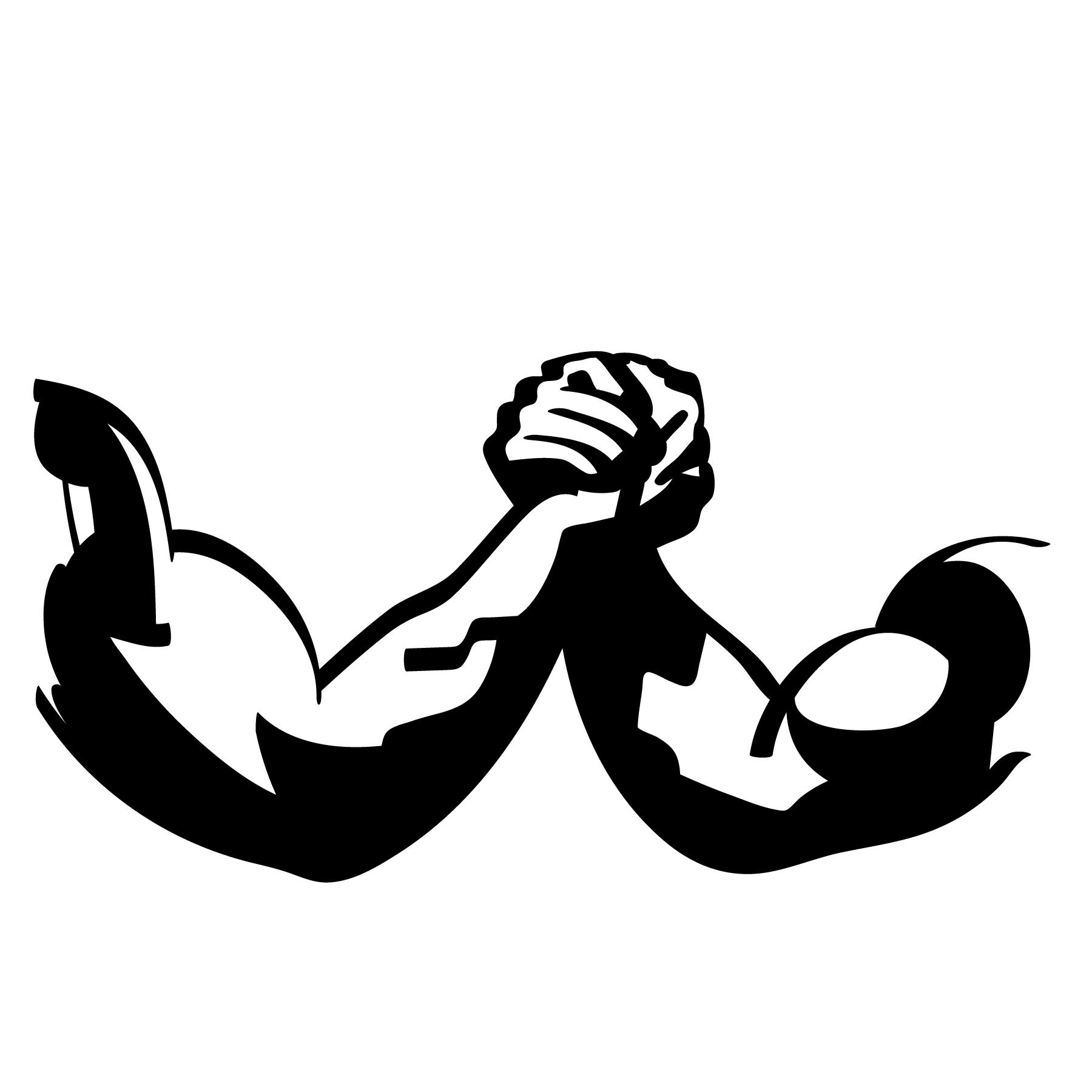 1800x1800 Arm Wrestling Vector