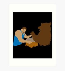 210x230 Arm Wrestling Drawing Art Prints Redbubble