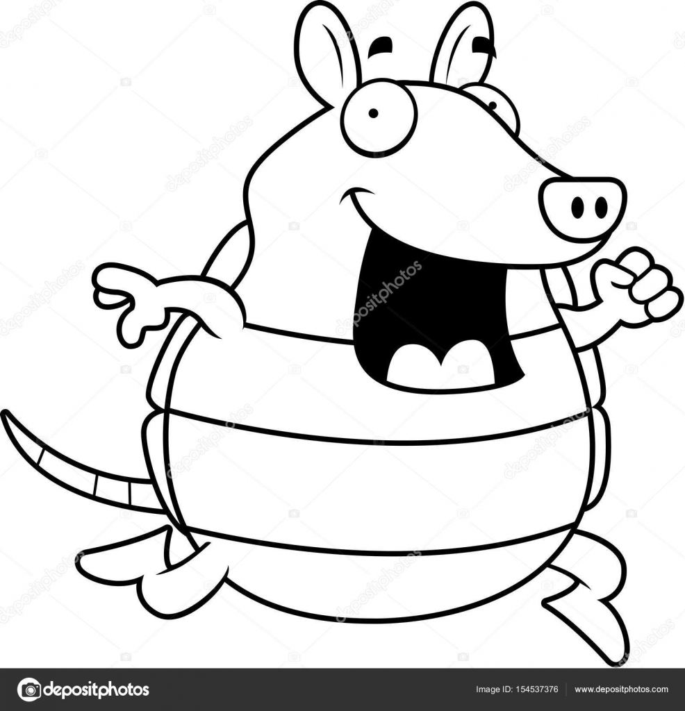 986x1024 Armadillo Drawing Cartoon For Free Download