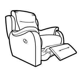 275x250 boston manual recliner armchair gillies