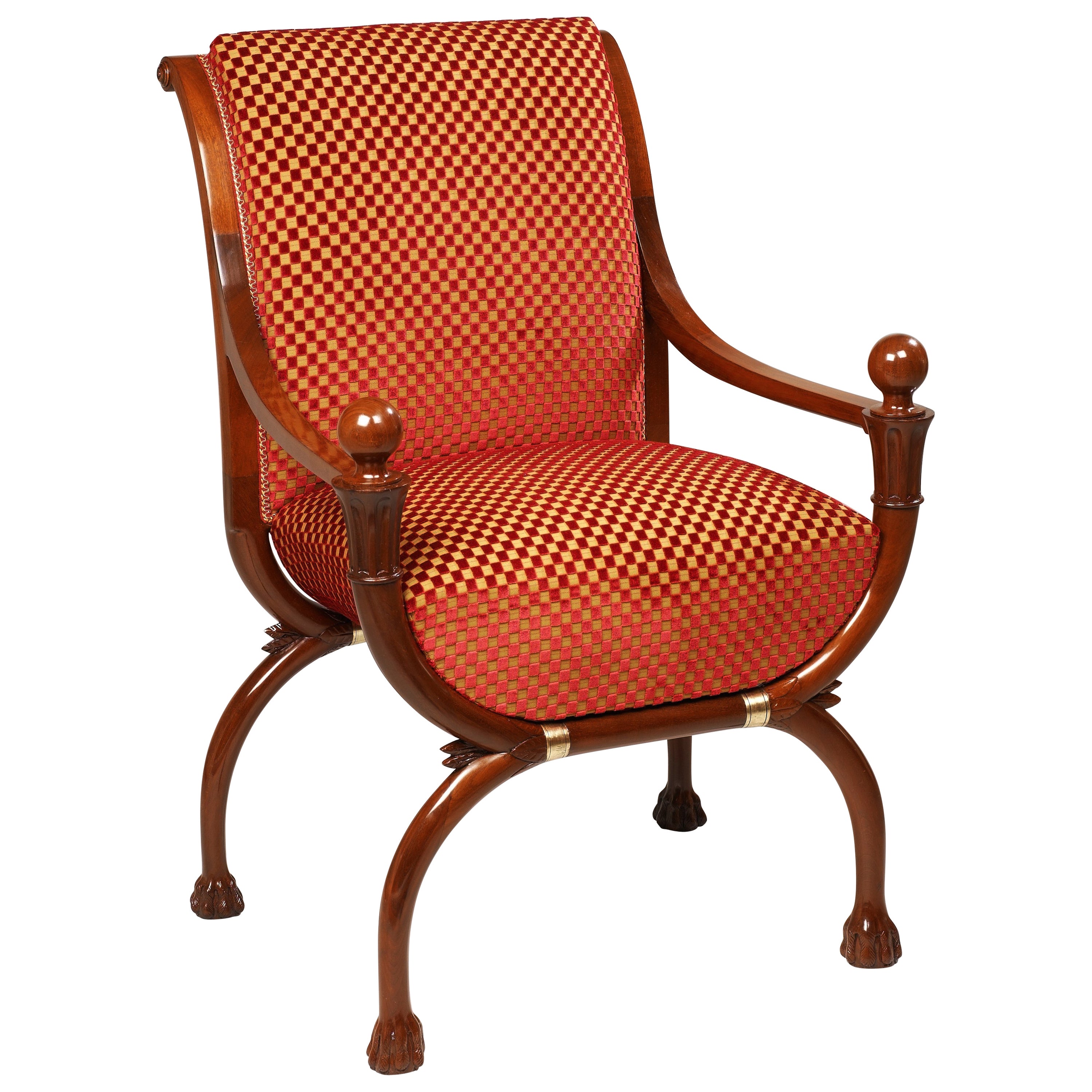 3000x3000 directoire mahogany armchair