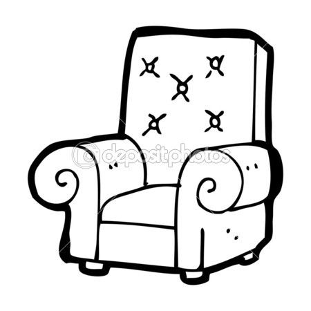 450x450 Sketches Chair Drawing, Armchair, Cartoon