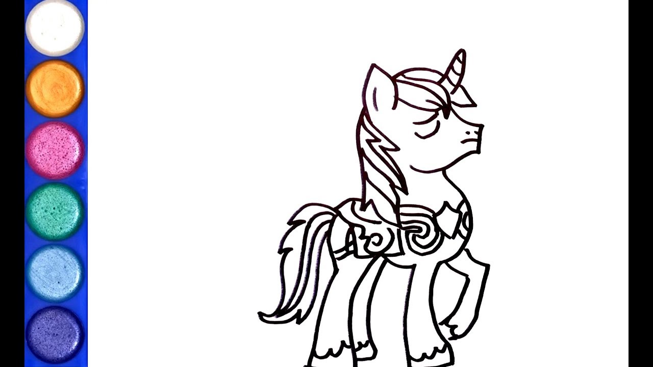 1280x720 How To Draw Shining Armor The Unicorn From My Little Pony
