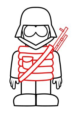 250x391 Drawing A Cartoon Soldier Patriotic Soldier Drawing, Drawings