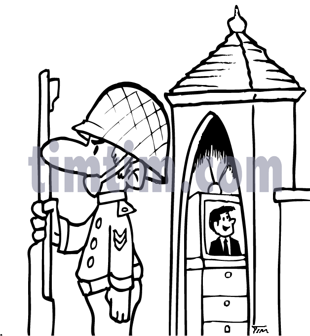 628x680 Free Drawing Of Army