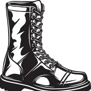 300x300 Exclusive Clipart Army Boots Drawing Soldier Boot Pencil