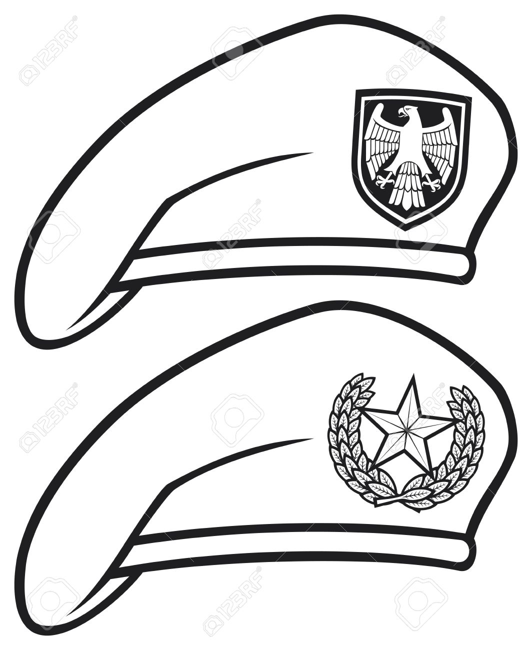 1064x1300 Huge Collection Of 'army Hat Drawing' Download More Than