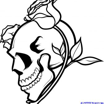 336x336 Skull Drawings With Smoke Coolest Army Cool Sugar Step