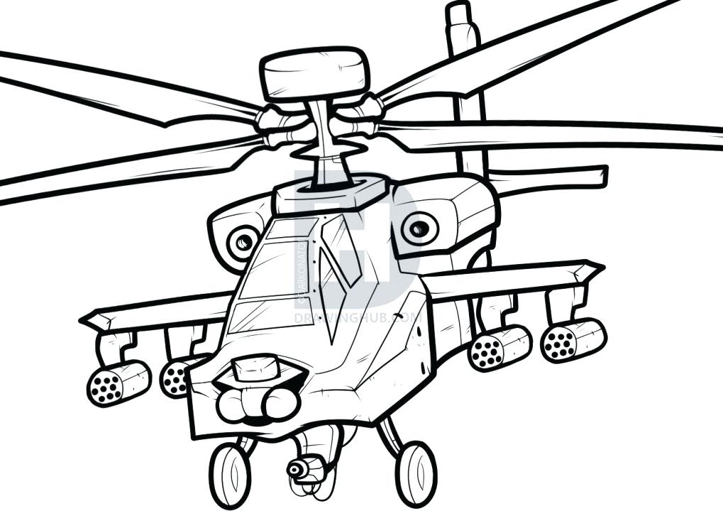 1019x720 How To Draw A Army Helicopter