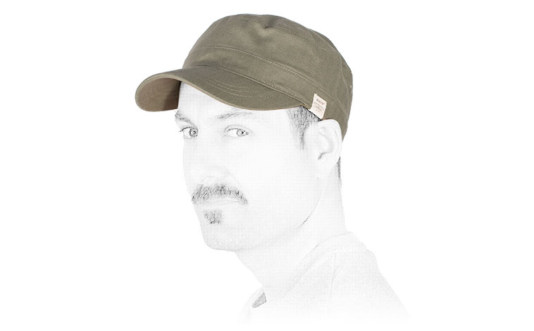 758x470 Green Army Cap