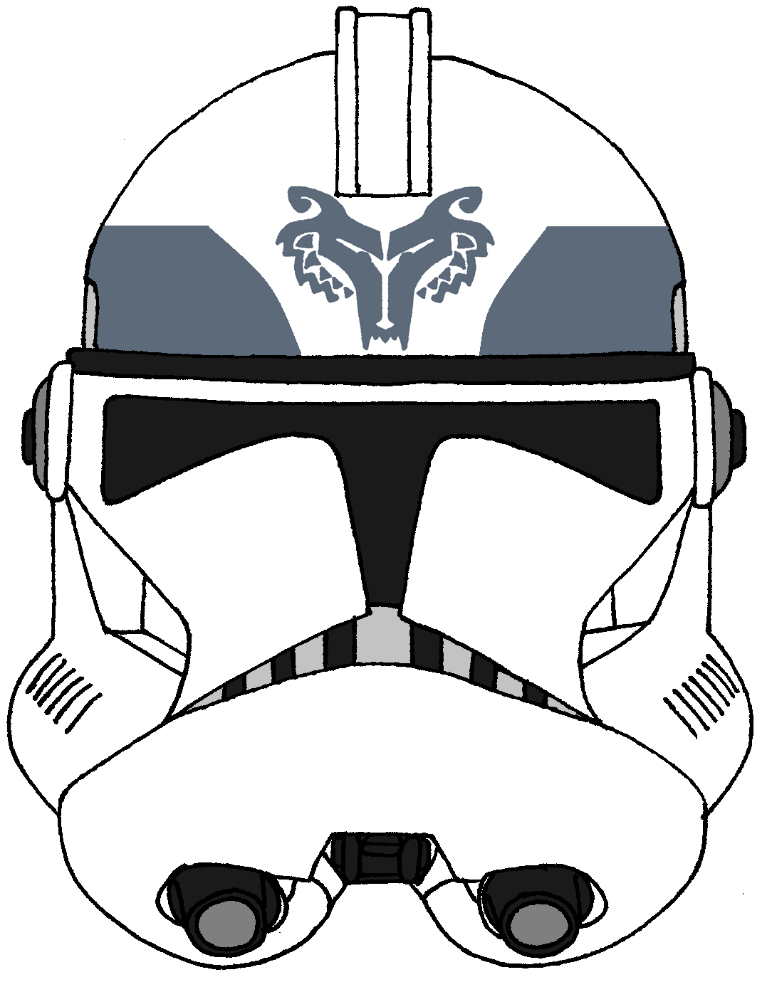1084x1380 Clone Trooper Helmet Wolfpack Grand Army Of The Republic