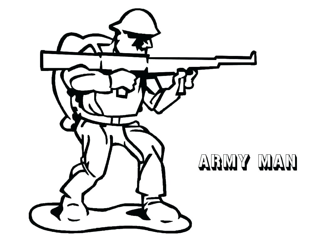 Army Man Drawing | Free download on ClipArtMag