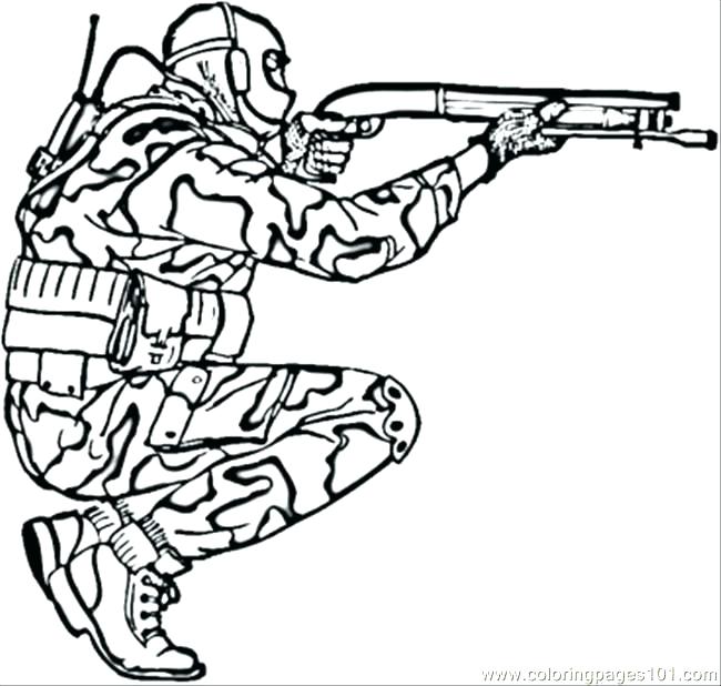 Army Man Drawing | Free download on ClipArtMag