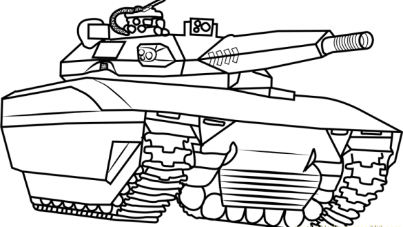 585x329 Excellent Idea Tanks Coloring Pages Drawing Tank For Children