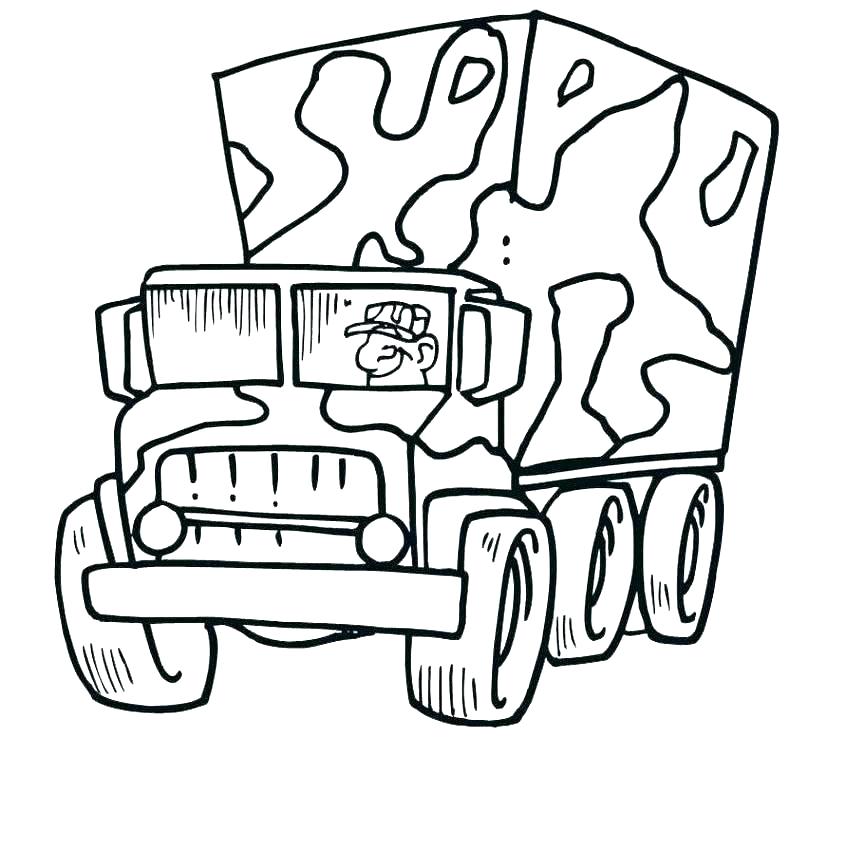 848x864 Army Tank Coloring