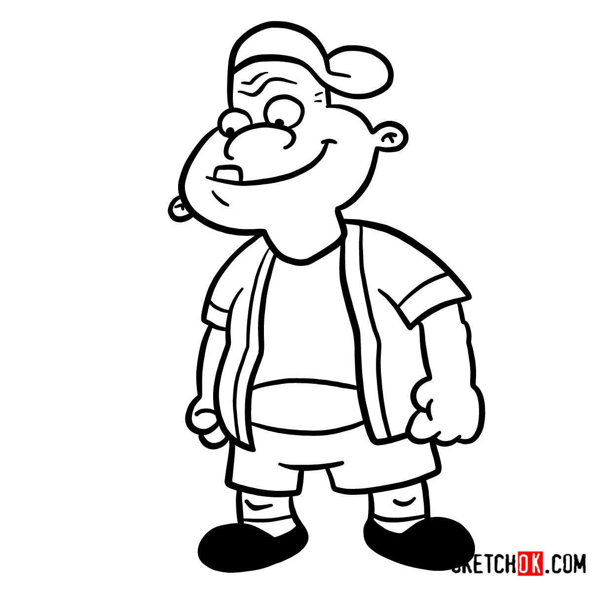 1200x1200 how to draw harold berman hey arnold!