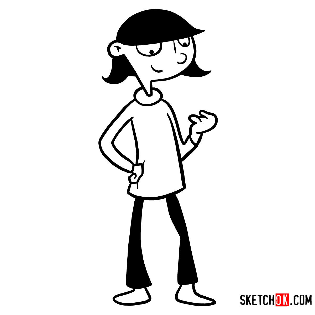 1200x1200 How To Draw Rhonda Hey Arnold!